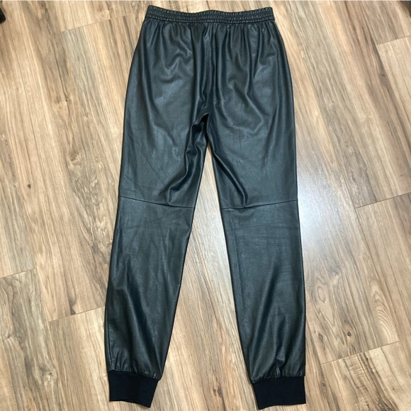 BcbgMaxAzria faux leather joggers size XS - Picture 6 of 8
